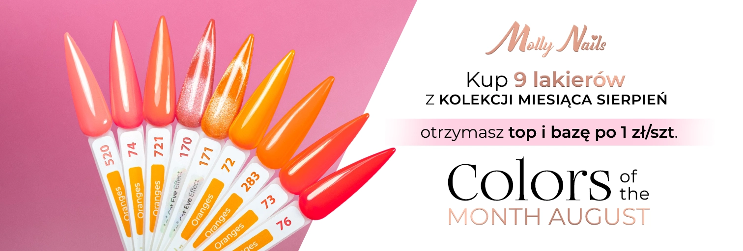 baner dla promocji kolory miesiąca - sierpień