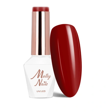 Flacon de vernis semi-permanent rouge MollyNails