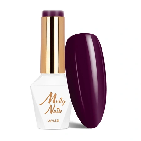 Plum Gel Polish with Colour Swatch