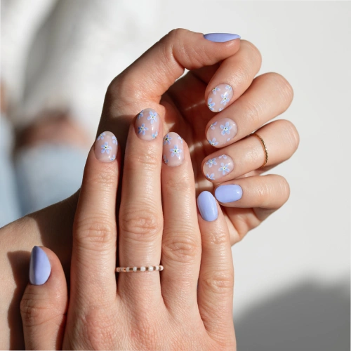 Delicate pastel nail inspiration