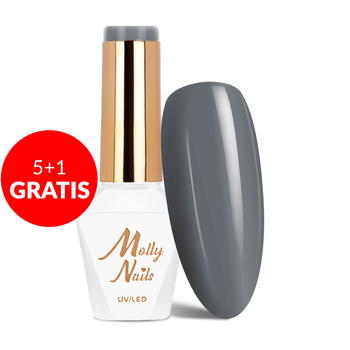5+1 gratis Molly Nails Pure Nature Mountains HEMA/Di-HEMA-freier Hybridlack 8 g Nr. 101