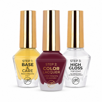 MollyNails Vinyl Effect System – Kit Essentials en 3 étapes – Berry Rose