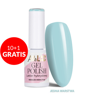 10 + 1 gratuit - Vernis hybride LED/UV Gel Polish Blues BL2 Pastel AlleLac sans HEMA/Di-HEMA, 6 g