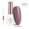 Business Class LED/UV Gel Polish No. 317 Deep Taupe by MollyNails, HEMA/Di-HEMA Free, 8g+ FREE Browns Color Chart