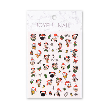 JO-2581 Self-Adhesive Christmas Nail Stickers