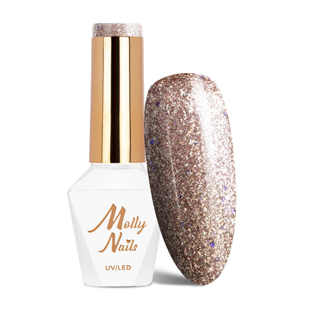 Lakier hybrydowy MollyNails Queens Of Life High Fashion HEMA/Di-HEMA Free 8g Nr 35