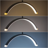 Lámpara LED de belleza de arco de 30 W, de pie, sin sombras, blanca, modelo HD-M6X