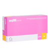 Gants jetables en nitrile à usage diagnostique et de protection Easycare Nitrile Pink, taille M, roses, 100 pièces