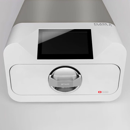 Autoclave Enbio S LED Light + Filtro per l'acqua IN OMAGGIO + Scheda tecnica + Certificato di sicurezza IN OMAGGIO grigio