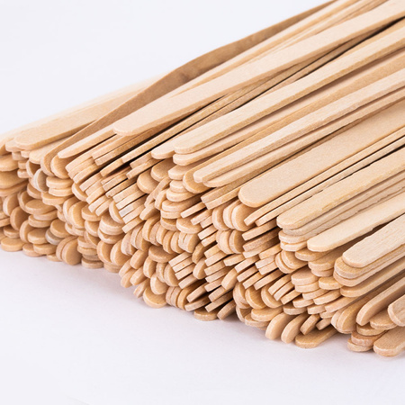 Spatule otolaringologiche monouso in legno per ceretta AlleMed, 500 pezzi (mini)