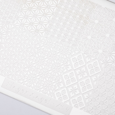 Stempelplatte mit Motiven von Finger Angel V19