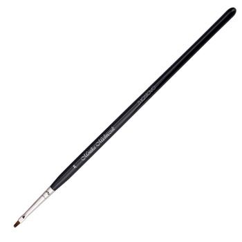Brush for decorating gel paint hybrid gel zhostovo bristle length 4mm 4U Monika Mielniczuk