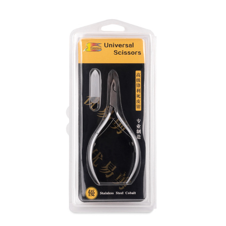 Pince à ongles et cuticules en acier inoxydable Universal Silver 3 mm
