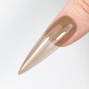 Кольоровий топ-лак без змивання Crystal Glass Molly Nails Light Brown, без HEMA/Di-HEMA, 10 г