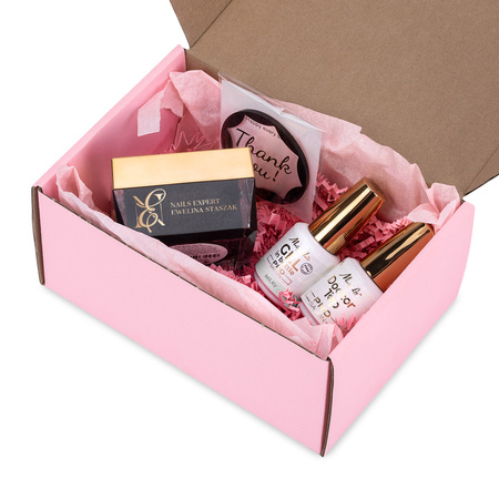 Molly Nails PRO MATCH SYSTEM 2+1 Milky : 2 gels de construction + Doctor Top 15 g