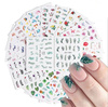 Water decals for nails, leaves STZ-827