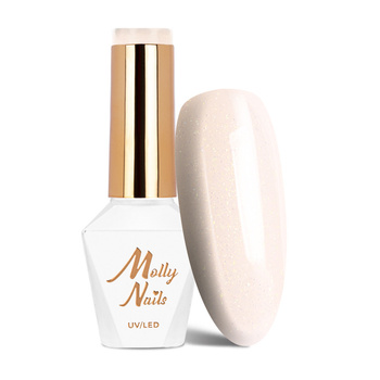 Smalto ibrido LED/UV Gel Polish Vanille n. 420 Madame French Molly Nails senza HEMA/Di-HEMA 8 g
