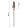 Carbide burr, cone, round, red, delicate