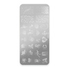 Placa para sellos con motivos QQ n.º 48