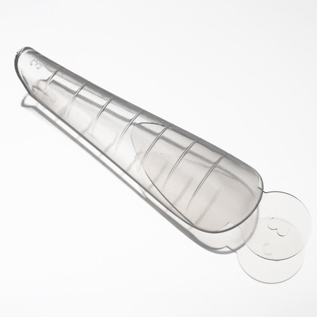 Combo de moldes de silicona de doble forma para manicura francesa MollyLac, forma de almendra corta, 12 unidades
