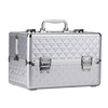 Trousse à maquillage M pour vernis à ongles Diamond 3D, blanche