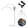 Lámpara LED de belleza de arco de 45 W, de pie, sin sombras, blanca, modelo HQ-U28