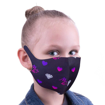 MollyLac XS Premium Reusable Protective Mask with Nanosilver, 1 piece