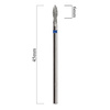 Set di frese diamantate a goccia GD0204D M blu, medie, 10 pezzi