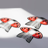 Modelli per unghie Ladybug coccinella MollyLac 500 pezzi