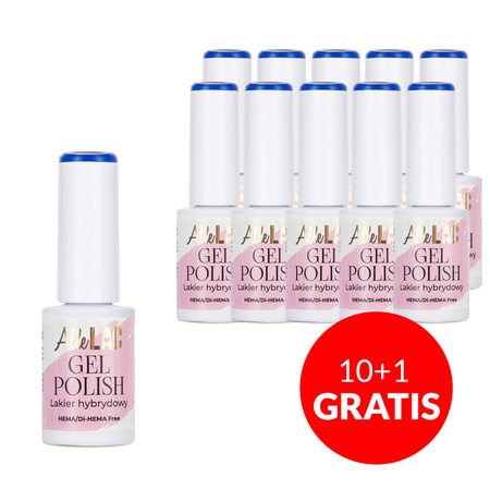 10 + 1 gratis LED/UV-Hybridlack Gel Polish Blues BL12 Royal Blue AlleLac HEMA/Di-HEMA-frei 6 g