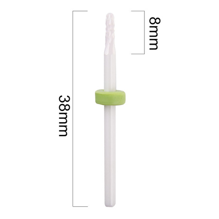Fresa cerámica para cutículas XS Barrel Ball C 3/32" potente