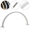35-W-LED-Kosmetikleuchte, bogenförmig, schattenfrei, weiß, Größe L, HQ-75X