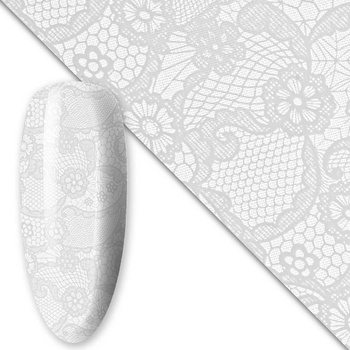 80 cm White Nail Transfer Film No. 21