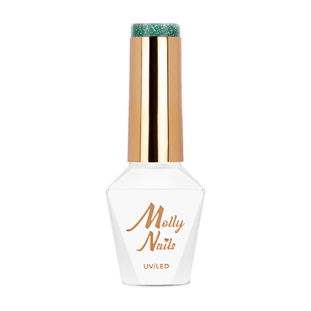 Molly Nails Flashing Lights 3 Poison Ivy Hybrid Nail Polish HEMA/Di-HEMA Free 8g No. 612