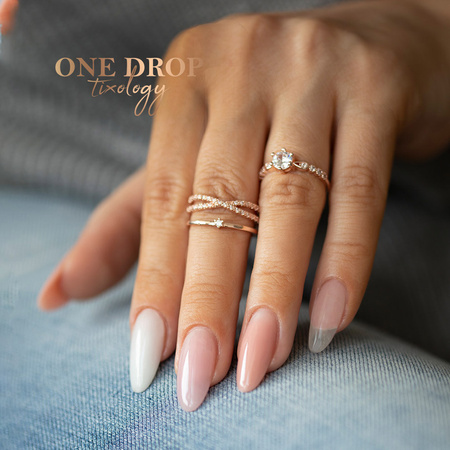 Aufbaugel mit Thixotropie Molly Nails One Drop Tixology Silky White 15 g