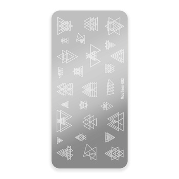 Mouteen pattern stamp plate No. 003