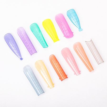 Molly Nails-Nagelformen für die Nagelmodellage mit Skala, bunt, 12 Formen, 288 Stück