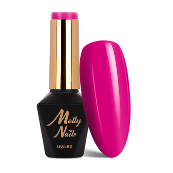 Гібридні лаки LED/UV Gel Polish MollyNails Juicy Spring 2026 від Моніки Мельнічук, без HEMA/Di-HEMA, 8 г