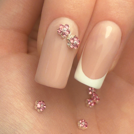 Molly Nails K1123 3D flower nail decorations, 10 pieces