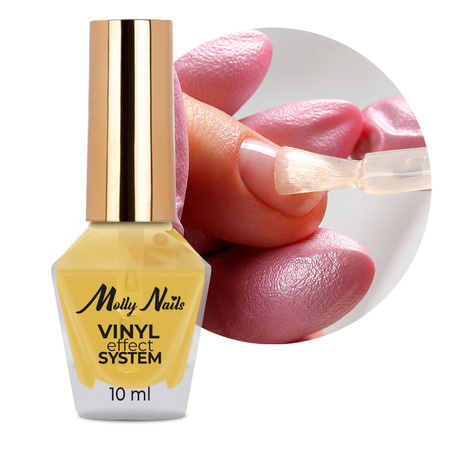 STEP 1: Base & Care 2-in-1 Vinyl Effect System by MollyNails, 10 ml