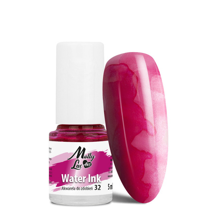 Aquarellfarbe für Verzierungen Water Ink Mollylac Art Metalic Nr. 32