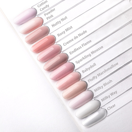 Kautschukbasis für elastische Nägel, Maniküre und Pediküre, zur Verzierung – S.O.S. Antidotum Pro Salon Molly Nails Endless Flame 15 g