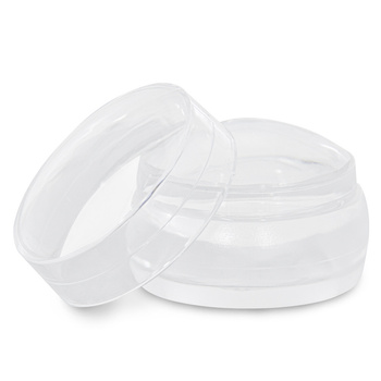 Tampon en silicone pour plaques, avec cordon de retrait, 5 x 6,5 cm, et capuchon de protection, boîtier ergonomique transparent