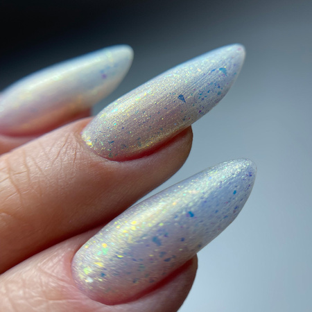 MollyLac Mermaid Whispers Pearl Elixir hybrid nail polish 10g No. 597
