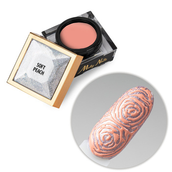 Creative Flow Color Gel - Creative Nail Art gel for soft, melting designs Molly Nails Soft Peach HEMA/Di-HEMA Free 5 g