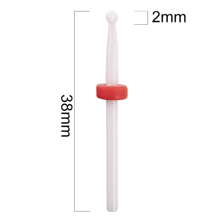 Fresa cerámica para cutículas Small Ball F 3/32" delicada