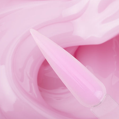 Gel modelador para uñas sin HEMA ni Di-HEMA con aceite de árbol de té MollyLac HerbaLine Sugar Pink by Gosia Kruś, 50 g