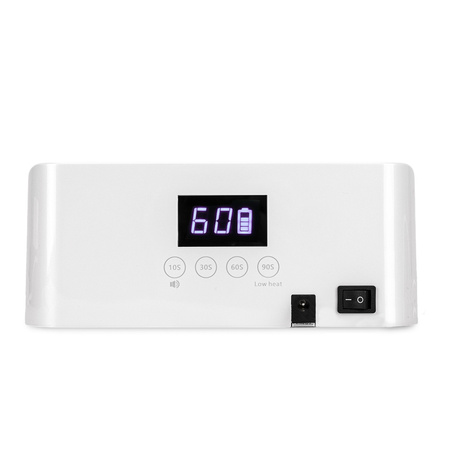 Дзеркальна лампа UV/LED 36 Вт Molly Nails для педикюру зі штативом, бездротова, біла, V10BAT, довжина кабелю 3 м