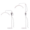 45W LED Beauty Light, Floor-Standing, Shadowless, White, Model HQ-U28