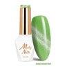 Esmalte híbrido LED/UV Gel Polish Cat Eye Crystal Water n.º 261 Pistachio Molly Nails sin HEMA/Di-HEMA, 8 g